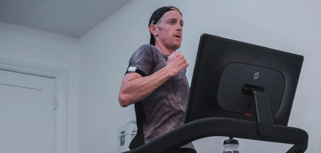 Matt Hanson using hDrop during his IRONMAN preparation